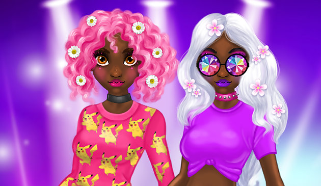 Невероятные весеннее неоновые причёски принцесс