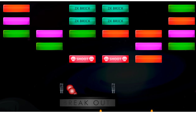 Разбей кирпичи: пакет уровней