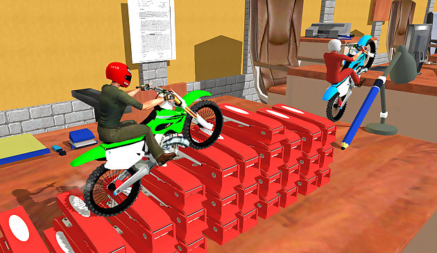 Экстремальные трюки грязевого байка