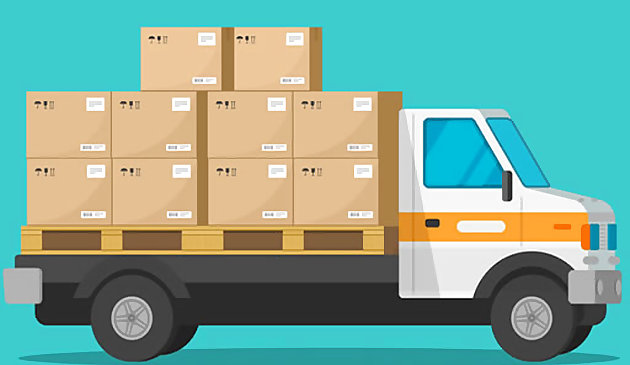 Грузовики еды и доставки пазл