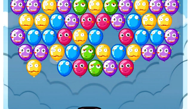 Balões de atirador de bolhas