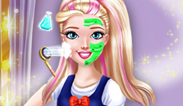СПА макияж принцесс колледжа HTML5