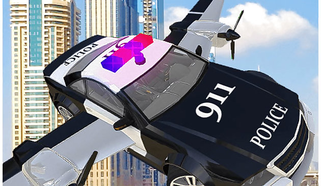 Polizei Flying Car Simulator