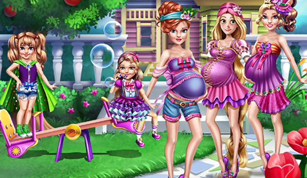 Модные образы беременных мамочек