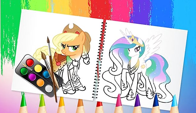 Livre de coloriage Sweet Pony