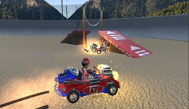 Демонтаж мультяшного автомобиля: дерби крушения автомобиля