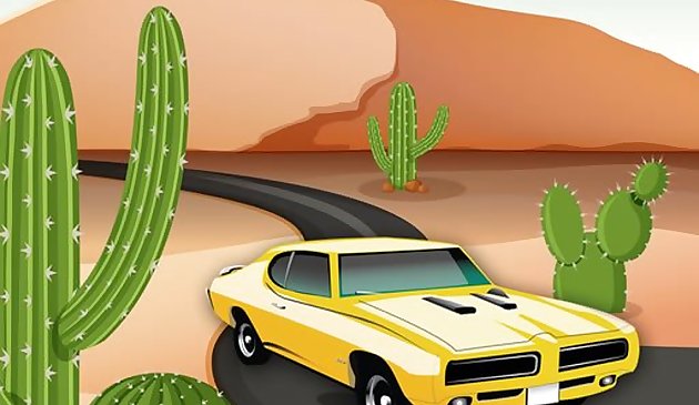 Course de voitures du désert