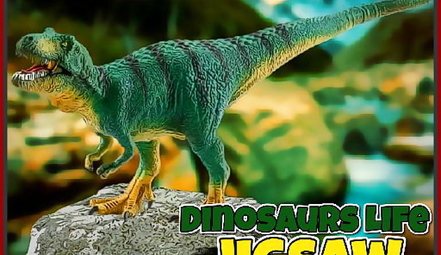 Жизнь динозавров пазл
