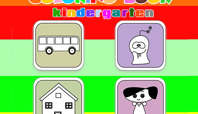 Книжка-раскраска детский сад