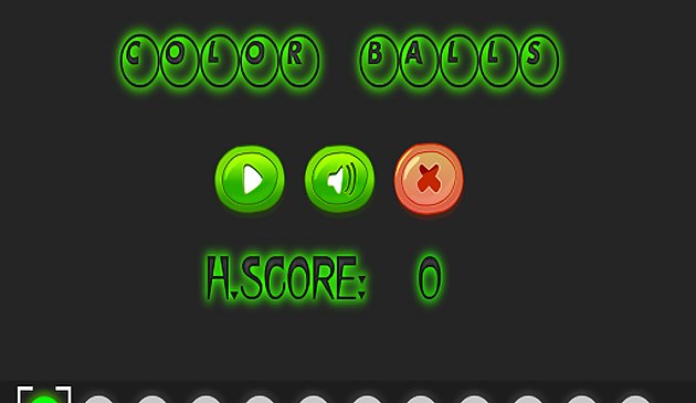 Цветные шары