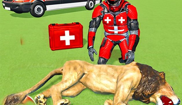 पशु बचाव खेल डॉक्टर रोबोट 3 डी