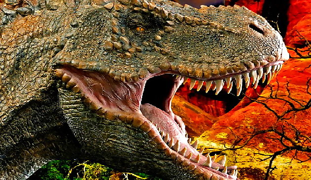 T-レックス恐竜ジグソーパズル