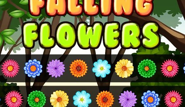 Flores caindo