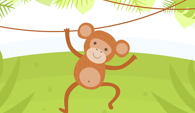 Забавные обезьянки раскраска