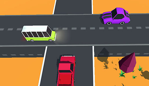 Пересечение шоссе: гонка трафика