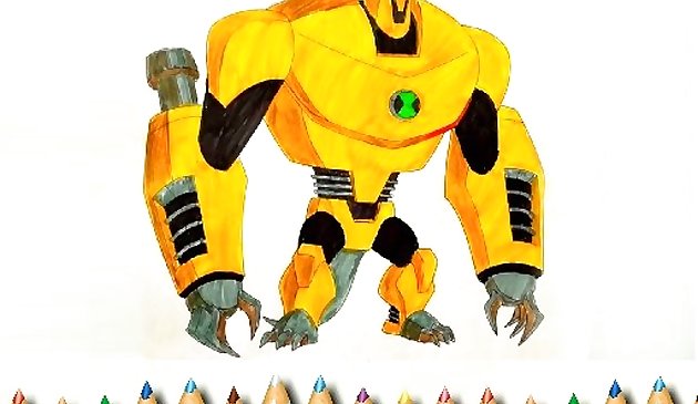 Бен 10 раскраска монстров