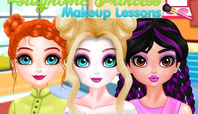 Уроки макияжа принцессы из дома