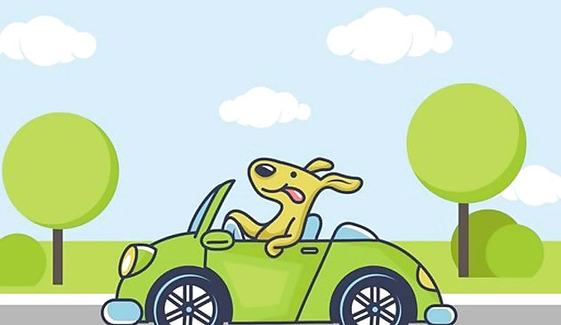 Động vật Happy Drive Coloring