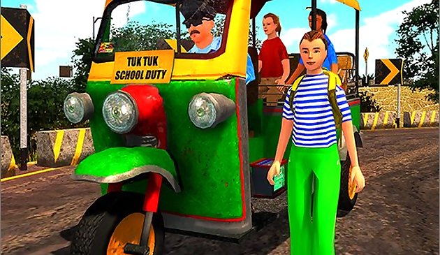 Водитель рикша тук-тук