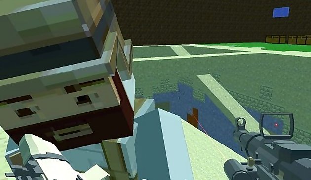 Пиксельная арена: блочный бой fps