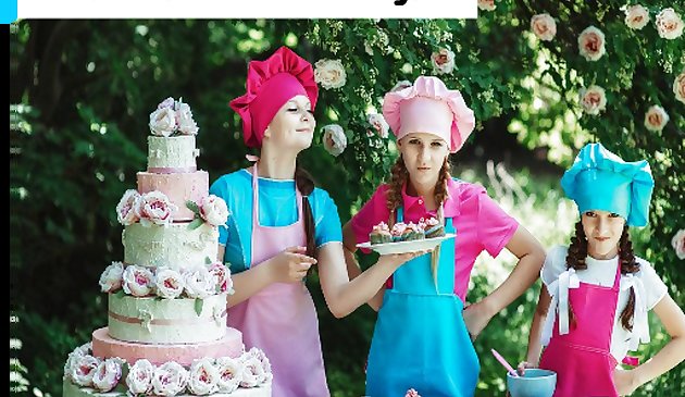 Детский сладкий торт пазл