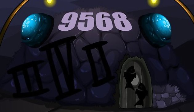 Побег темного леса черепа