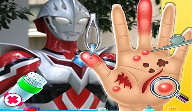 Ultraman Hand Doctor - Jogos divertidos para meninos online