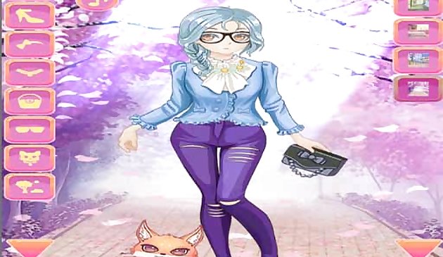 Каваи анимэ одевалка