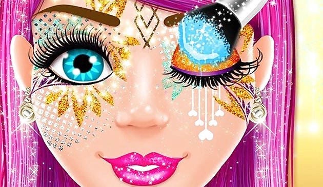 Игра раскраски лиц