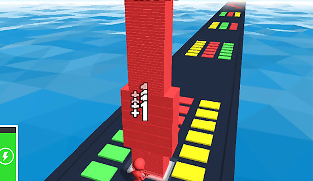 Стопка цветов башня Бег