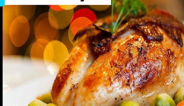 Вкусный ужин пазл