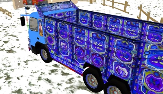 Simulador de caminhão de carga indiano