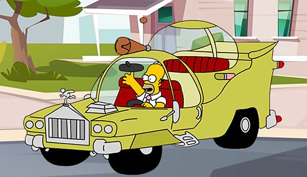 El rompecabezas del coche de Los Simpson