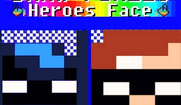 Disegna pixel Heroes Face