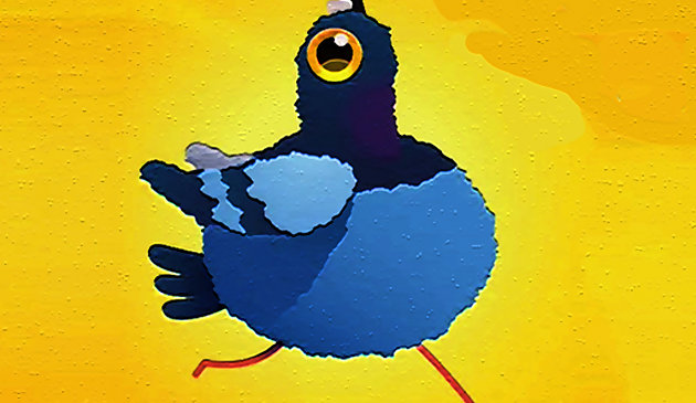 Мультяшный голубь пазл