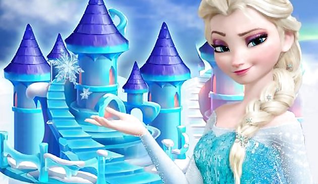 Украшение кукольного дома принцессы Эльзы