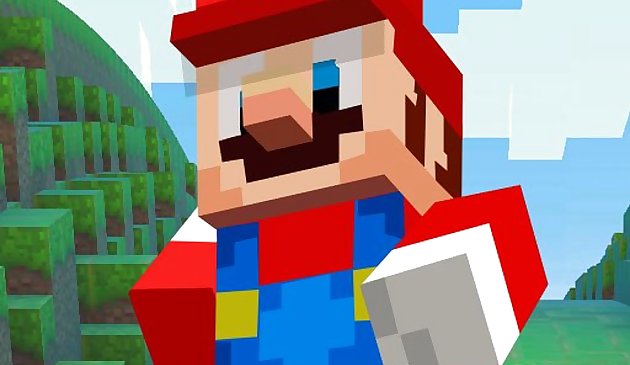 Супер Марио Minecraft бегун