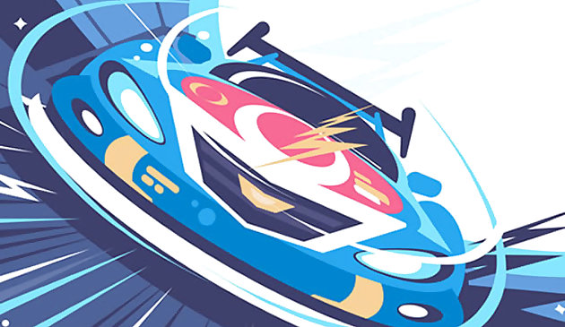 Быстрый гоночный автомобиль скрытое