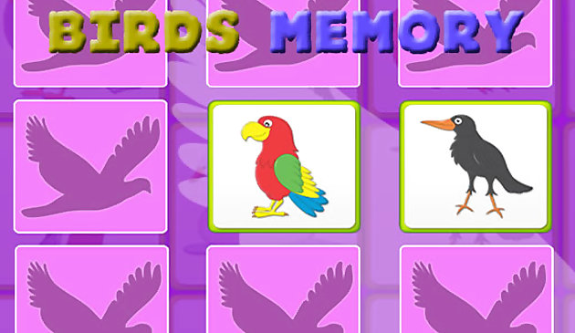 Çocuk Hafıza Oyunu - Kuşlar