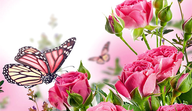 Бабочки пазл