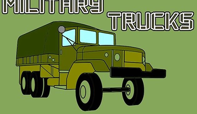 Coloriage de camions militaires