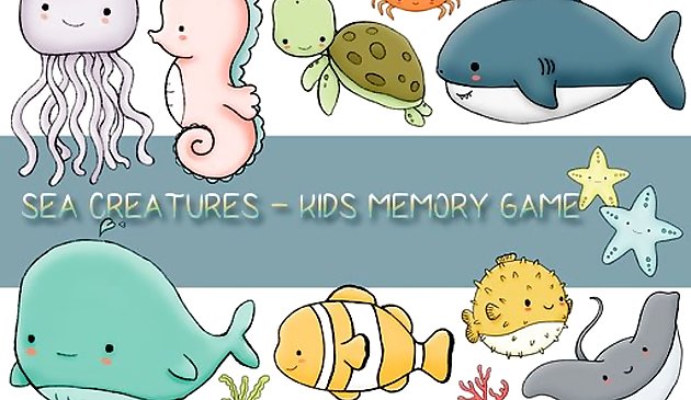 Kids Memory Criaturas Marinas