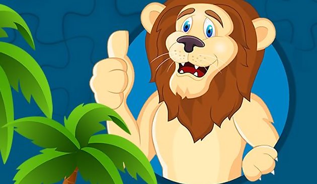 Сильные львы пазл