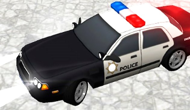 Парковка полицейского автомобиля