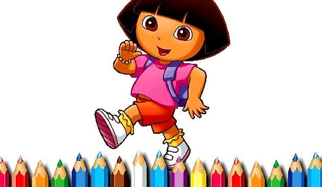 Livro de colorir BTS Dora