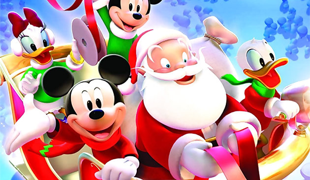 Quebra-cabeça de Jigsaw de Natal da Disney