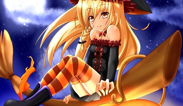 Анимэ Хэллоуин пазл 2