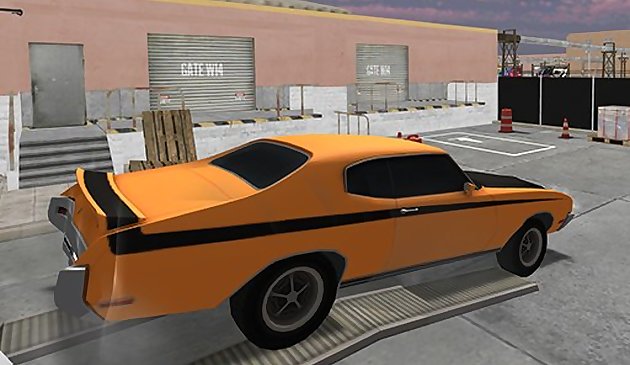 Автомобильная парковка на заднем дворе