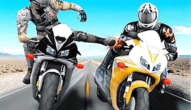 Атака мотоцикла мастер гонки