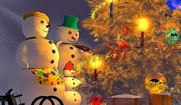 Снеговик семейное время